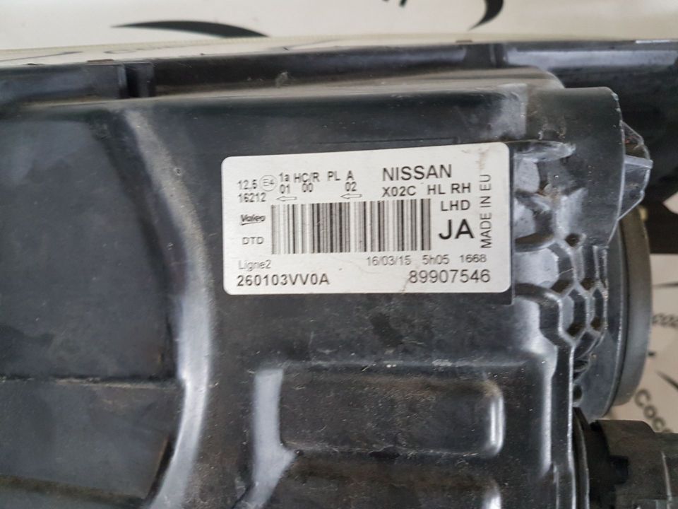 Immagine di Faro anteriore destro Nissan Note 2013 in poi
