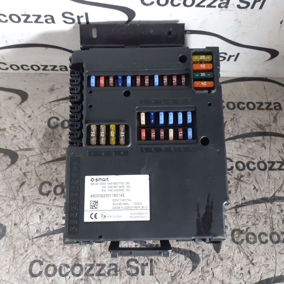 Immagine di SCATOLA FUSIBILI SMART FORTWO (A451) BRABUS