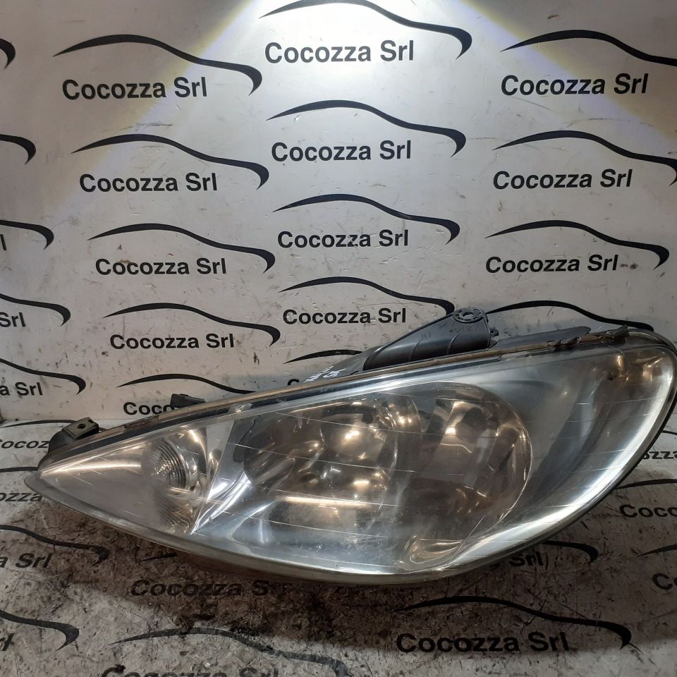 Immagine di FARO ANTERIORE SINISTRO PEUGEOT 206  9628666880  6204S9